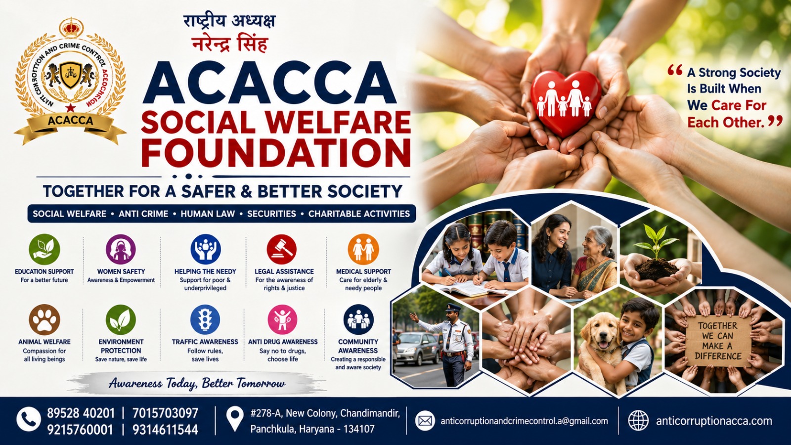 The Role of NGOs in Building a Safer and Better Society