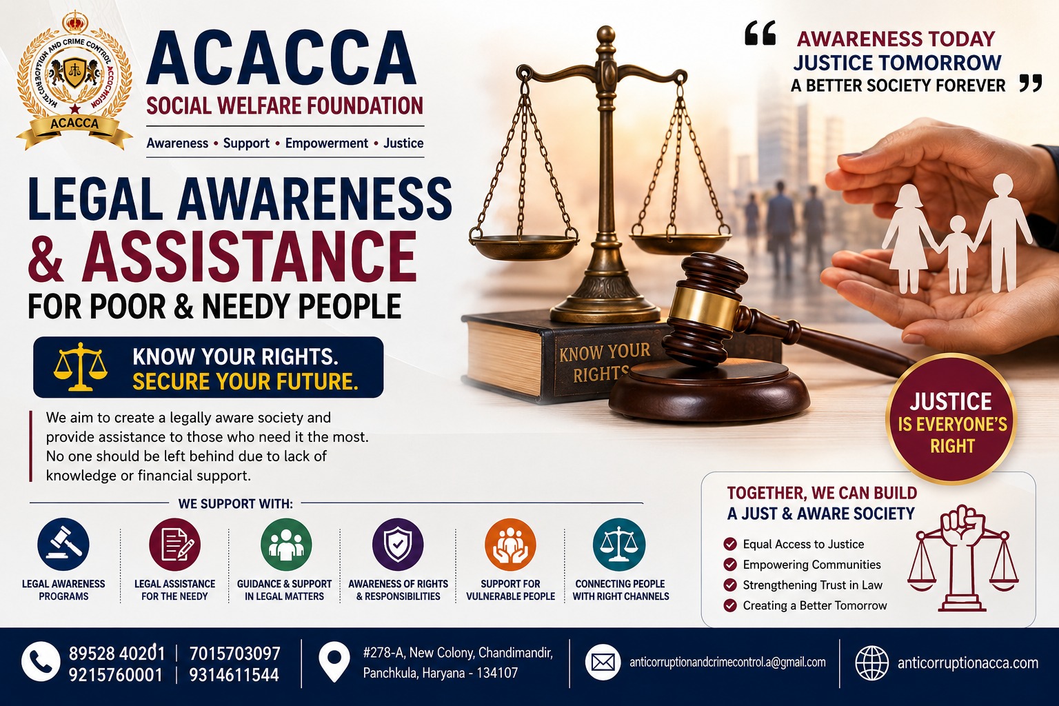 Legal Awareness and Assistance for Poor and Needy People